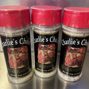 Charlie's Choice Steak Seasoning, 3 Pack, 4 oz. Bottles