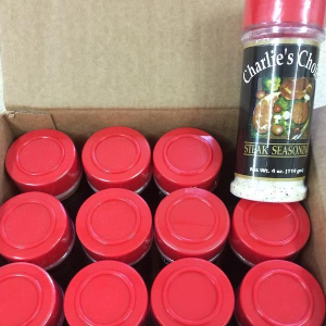 Charlie's Choice Steak Seasoning, 12 Pack, 4 oz. Bottles